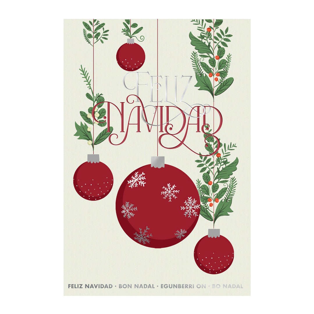 Estuche de 10 tarjetas navideñas CARROL