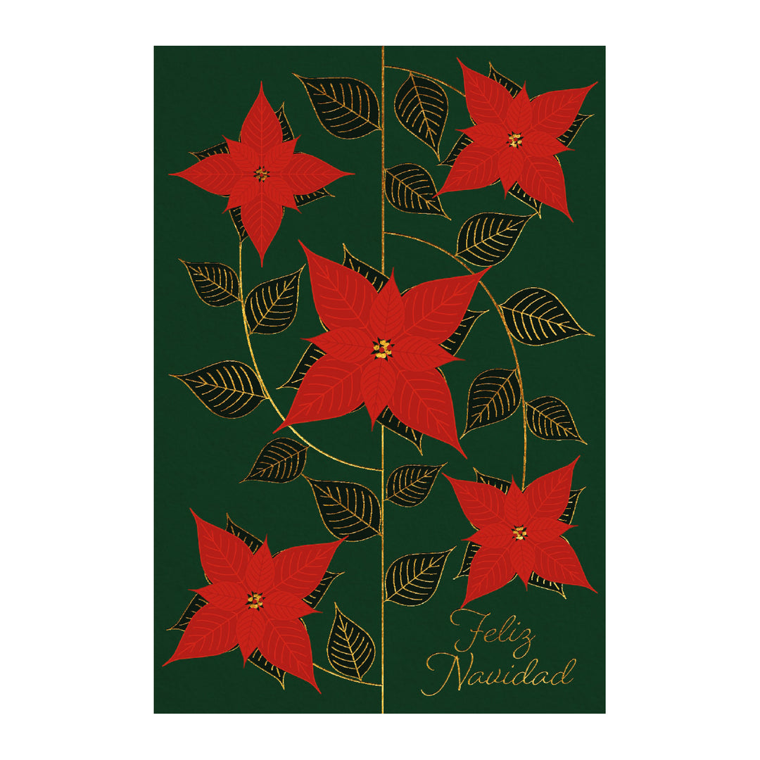 Estuche de 10 tarjetas navideñas VEGETAL