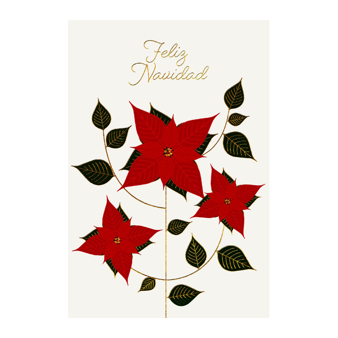 Estuche de 10 tarjetas navideñas VEGETAL