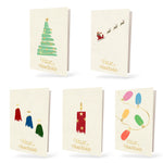 Cargar imagen en el visor de la galería, Estuche de 10 tarjetas navideñas PINCELADAS