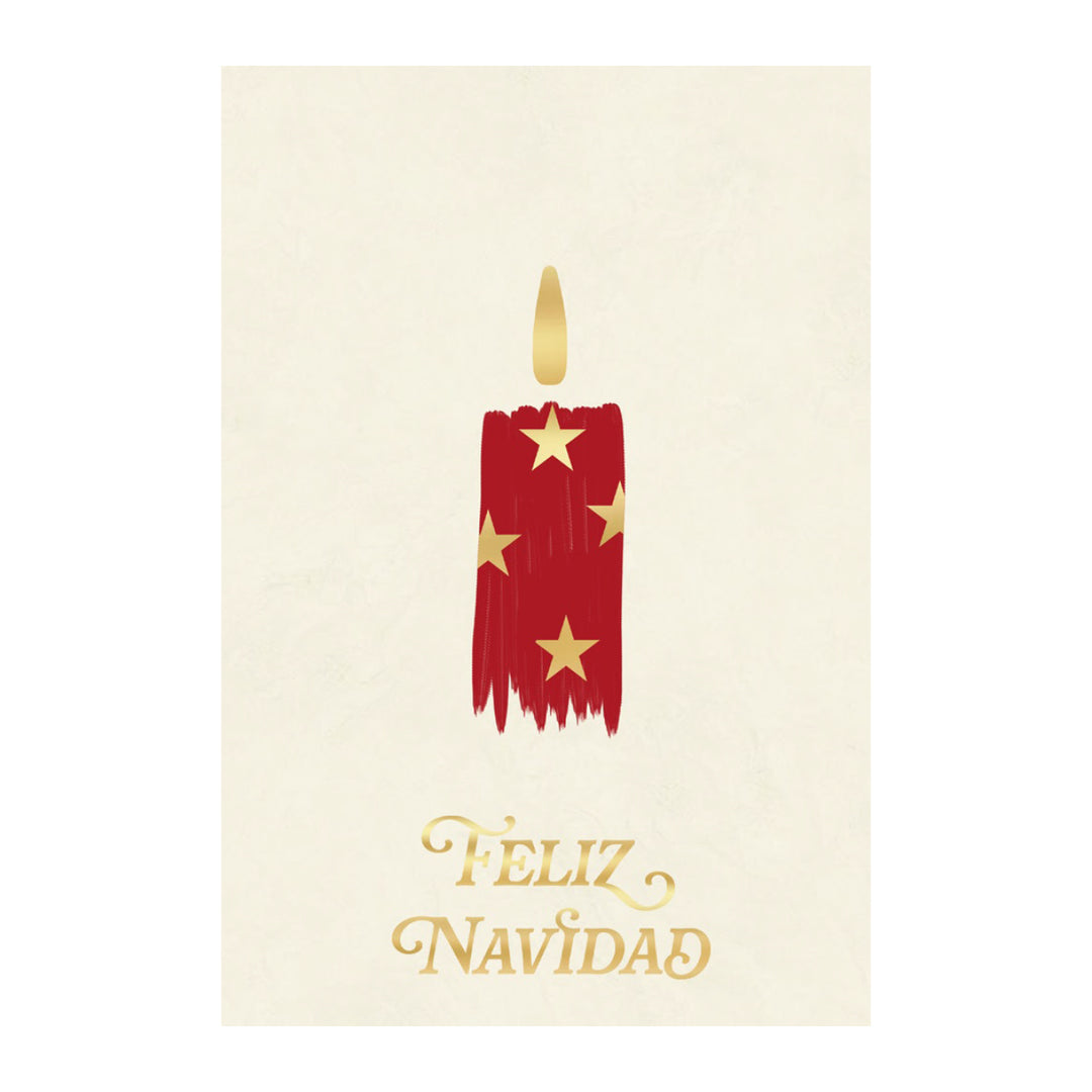 Estuche de 10 tarjetas navideñas PINCELADAS