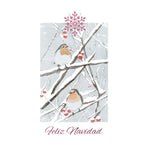 Cargar imagen en el visor de la galería, Estuche de 10 tarjetas navideñas PAJAROS