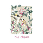 Cargar imagen en el visor de la galería, Estuche de 10 tarjetas navideñas PAJAROS