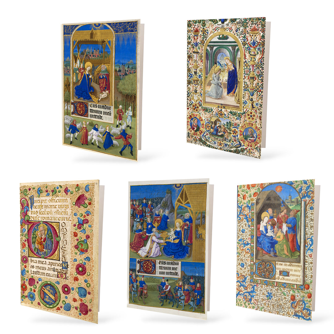 Estuche de 10 tarjetas navideñas MINIADO