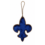 Cargar imagen en el visor de la galería, Adorno Flor de Lys azul