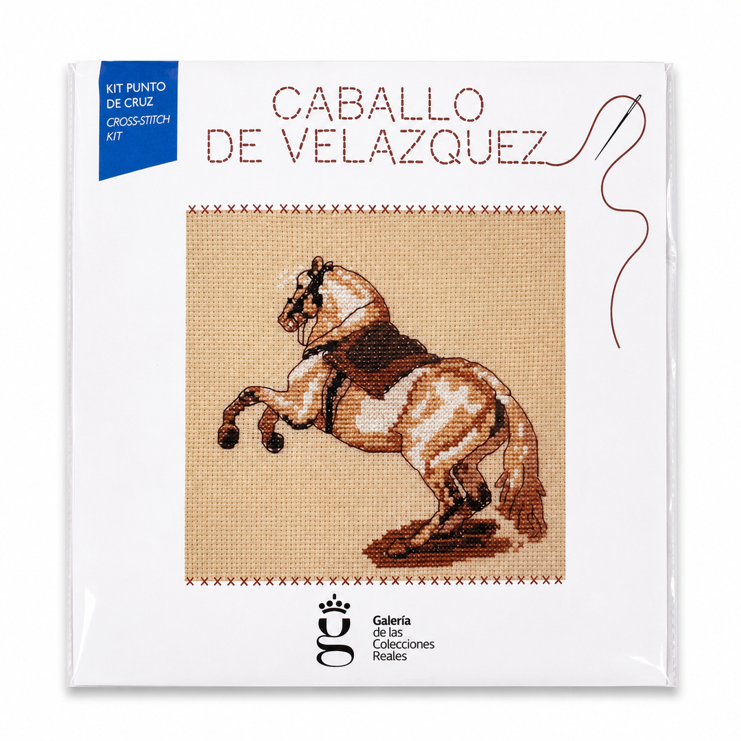 Punto de cruz "Caballo blanco"