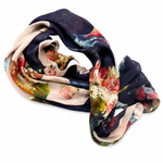 Load image into Gallery viewer, Tulips silk scarf