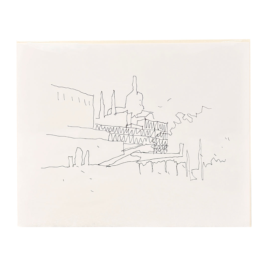 Sheet "Sketch of the Royal Collections Gallery building"