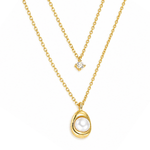 Load image into Gallery viewer, Teardrop pearl necklace
