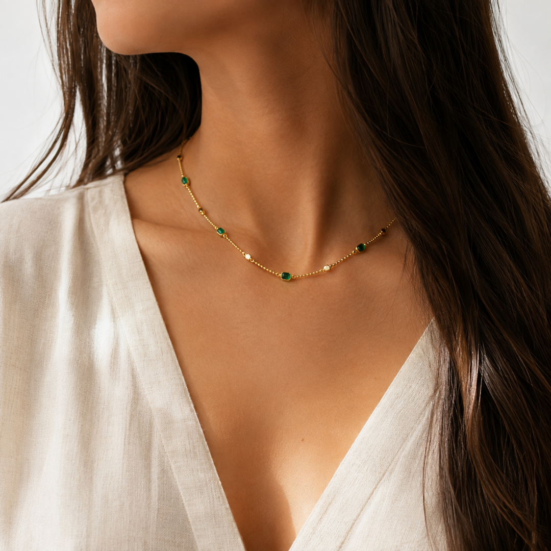 Malachite necklace