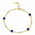 Load image into Gallery viewer, Lapis lazuli bracelet