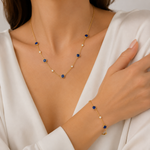 Load image into Gallery viewer, Lapis lazuli bracelet