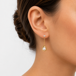 Load image into Gallery viewer, Teardrop pearl earrings