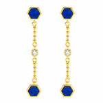 Load image into Gallery viewer, Lapis lazuli earrings
