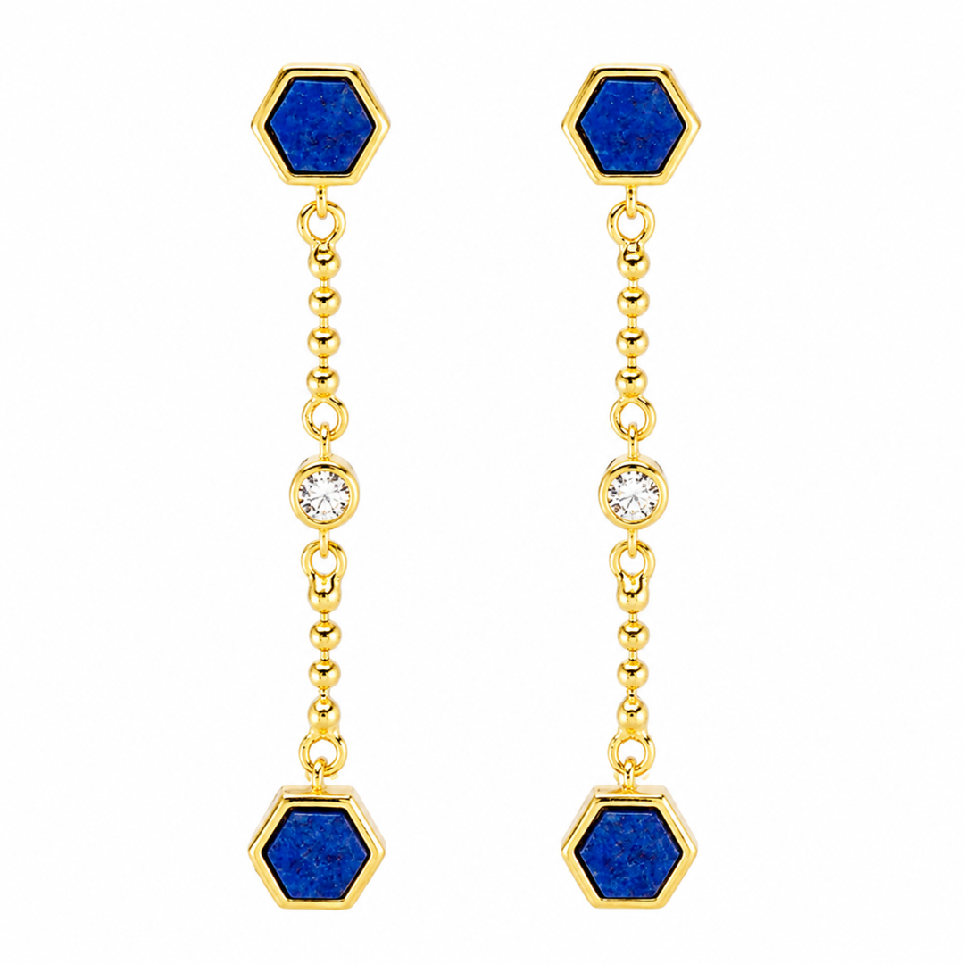 Lapis lazuli earrings