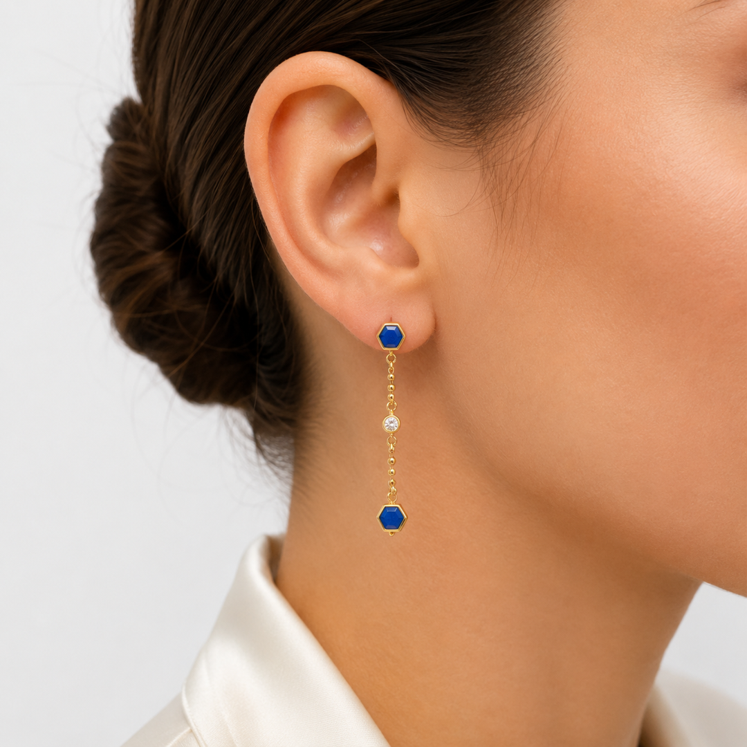 Lapis lazuli earrings