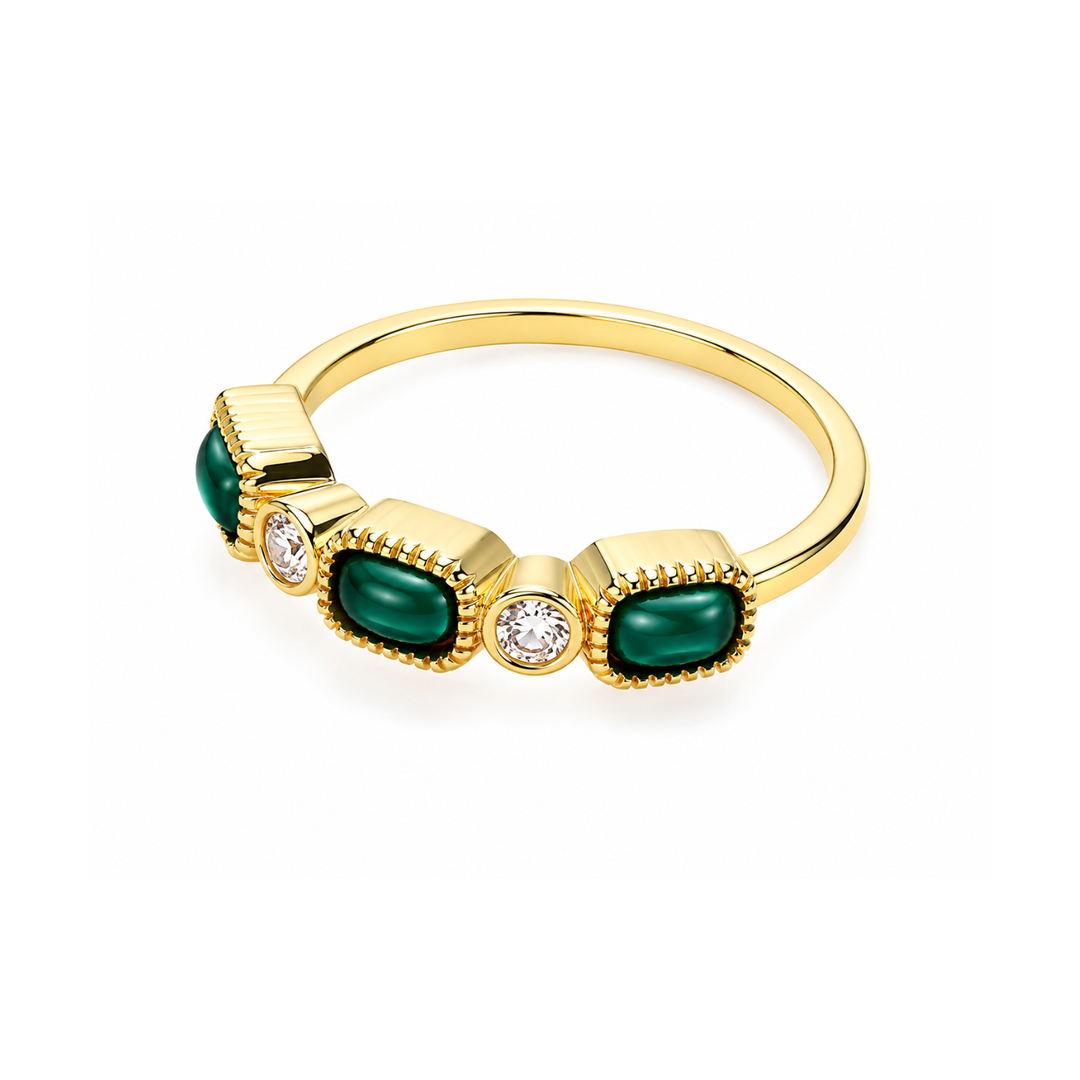 Anillo Malaquita