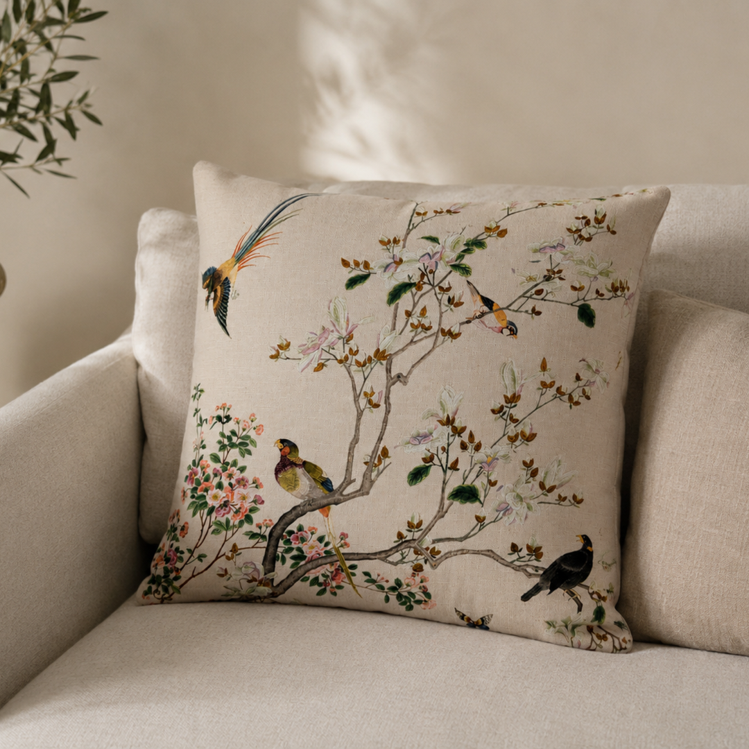 Birds cushion cover