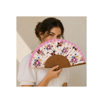 Cargar imagen en el visor de la galería, Abanico porcelana Malvas